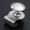 Hicello Glass Door Pull Handle/Clamp/Clips for Glass 5-8mm Showcase Furniture