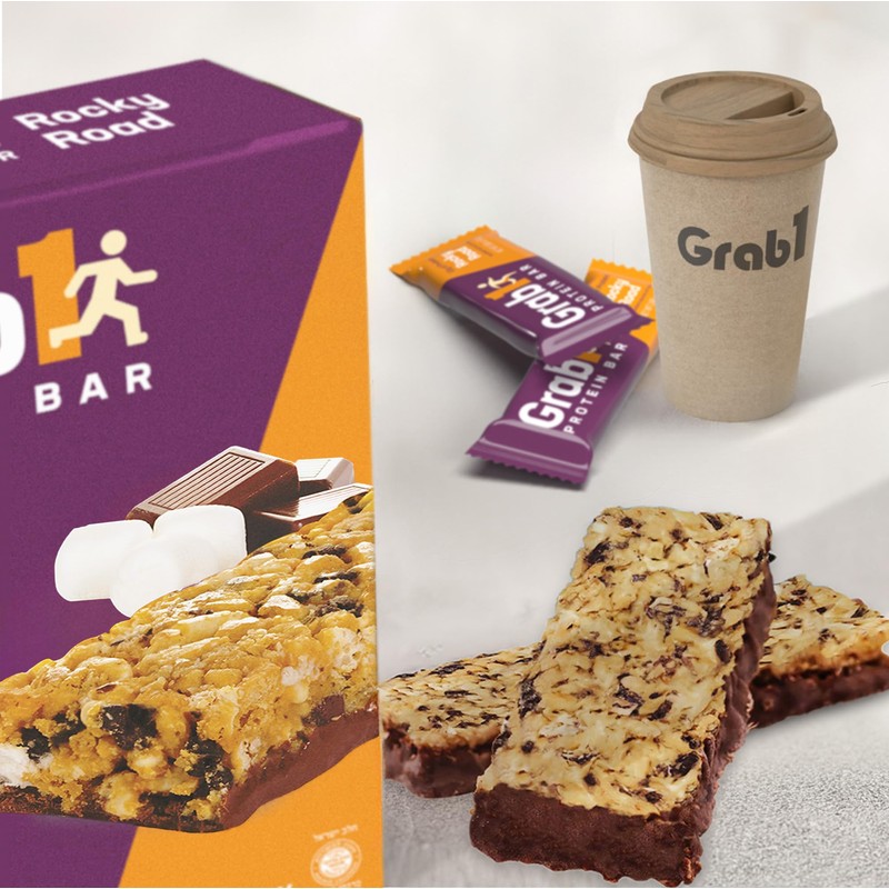 Grab1 Rocky Road Protein Bars | 10 Grams Protein (2