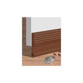 CLOORDE Under Door Draft Stoppers, Door Sweep Door Weather Stripping, Door Draft Stopper for Under Door, Garage Window Blockers, Noise and Cold Air Insulation (Brown-4pcs, 39inch)