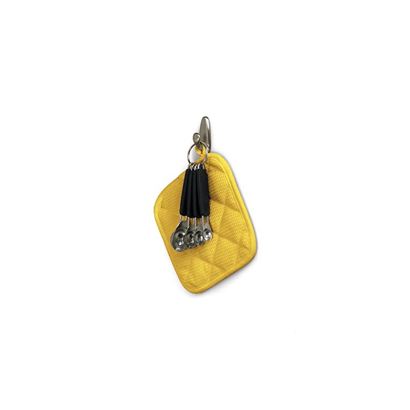 Command Forever Classic Polished Nickel Metal Hook Small FC11-BN, Níquel