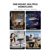 CH-01 Laptop Tripod Mount, Adjustable Laptop Holder with Arca Swiss