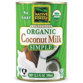 Native Forest Simple Organic Unsweetened Coconut Milk, 13.5 Fluid Ounce (Pack of 6)