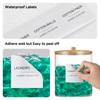 Glass Jars and Acrylic Dryer Sheet Holder, Laundry Pods Container