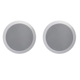 TIC C8O8(Pair) Ceiling Speaker in Wall 8Ω Water-Resistant Speakers Perfect for Damp and Humid Indoor/Outdoor Placement - Bath, Kitchen, Covered Porches