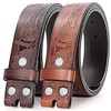 BELTROAD 2 Pack Western Leather Belt Strap for Men Women