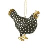 Cody Foster & Co Black Merriment Hen Paper Mache Hanging