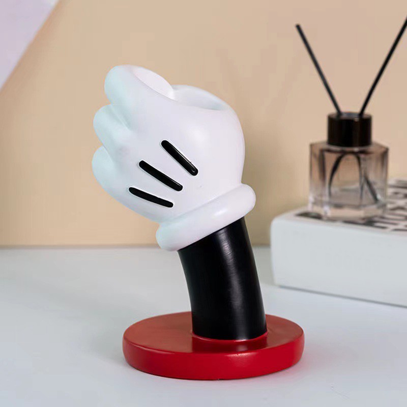 Hand Shaped Vase Cute Easy to Clean Cartoon Decorative Vase