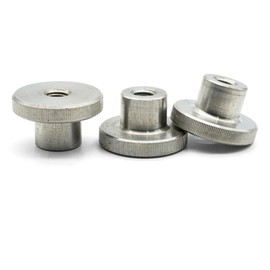 Hippo Hardware M8 (8mm) Knurled Thumb Nuts Hand Grip Knob High Type Stainless DIN466 (Pack of 3)