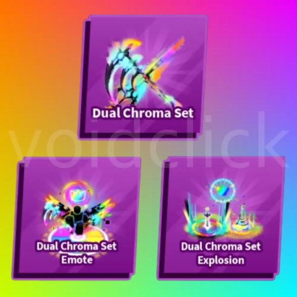 Dual Chroma Set [Full Set] (Blade Ball ROBLOX)