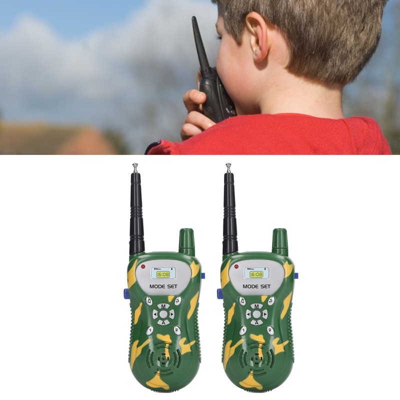 2pcs Radio Toy Clear Sound Long Range Interactive Handheld Radio