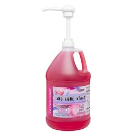 Concession Express Pure Cane Sugar Sno-Cone Syrup w/pump (Cotton Candy)
