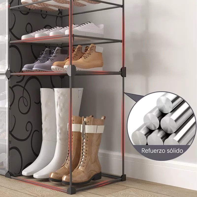 Zapatera Económico Modernas Organizador Caja Armable Estante