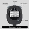 Stopwatch, Amble Countdown Timer and Stopwatch Record 20 Memories Lap