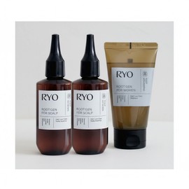 ryo Ryeo Rootgen Scalp Essence for Women's Hair Loss Symptom Relief 80ml+80ml + Shampoo 50ml Special Set, 1 Item / 려 루트젠 두피에센스 여성 탈모증상완화 탈모 80ml+80ml +샴푸50ml 기획세트, 1개