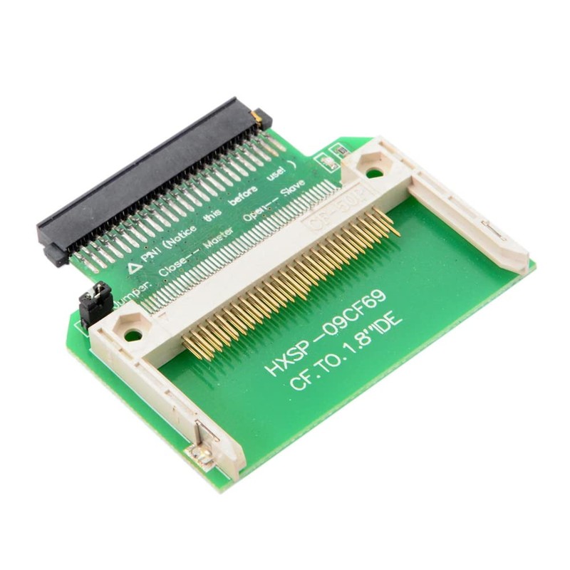NFHK CF コンパクトフラッシュメモリーカード 50ピン 1.8インチ IDE ハードドライブ SSD コンバーターアダプター