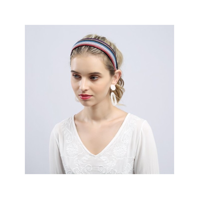Lala 라라 트윙클 스트라이프 헤어밴드 P-레드(LALAH078) Lala Twinkle Stripe Hairband