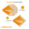 POWERTEC Plastic Center Finder Tool for 8 inch Square, Round,
