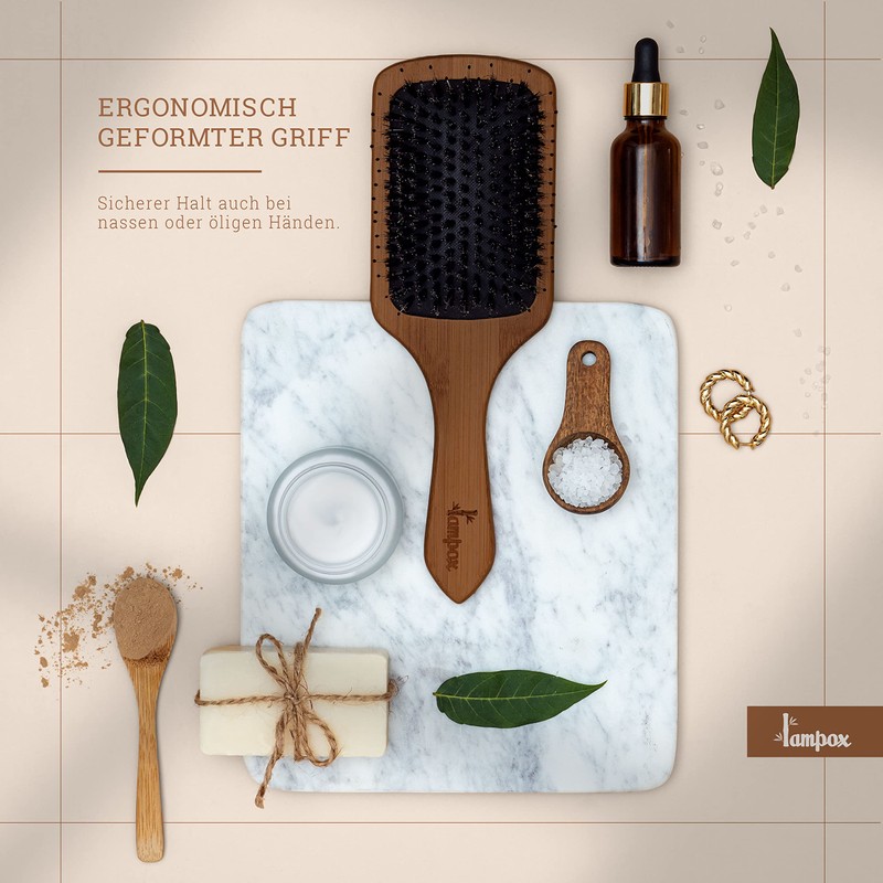 lampox Hair Brush Paddle Brush Paddle Brush Paddle Brush Detangling
