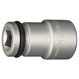TONE Impact Long Socket 4NV-23L Insertion Angle 0.5 inch (12.7 mm) (1/2 mm), Double Side Width 0.9 inches (23 mm)