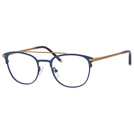 Ernest Hemingway H4832 Women’s Round Reading Eyeglasses in Navy/Bronze 49 mm