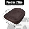 Ziciner Car Seat Bottom Cover Pad, 24.4"×21.7" Leather Vehicle Seat