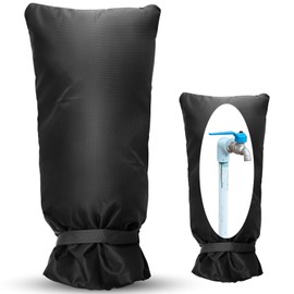 Anglekai Outdoor Faucet Cover Socks, 25" x 13" Insulated Garden Faucet Socks for Winter Freeze Protection, Thicker Outdoor Spigot Cover Tap Cover Hose Bib Covers for Faucet