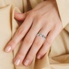 Bestyle Simple Infinity Heart Promise Rings for Her Sterling Silver