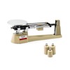 QWORK Triple Beam Mechanical Balance, 2610g/0.1g Lab Analytical Weight Set,