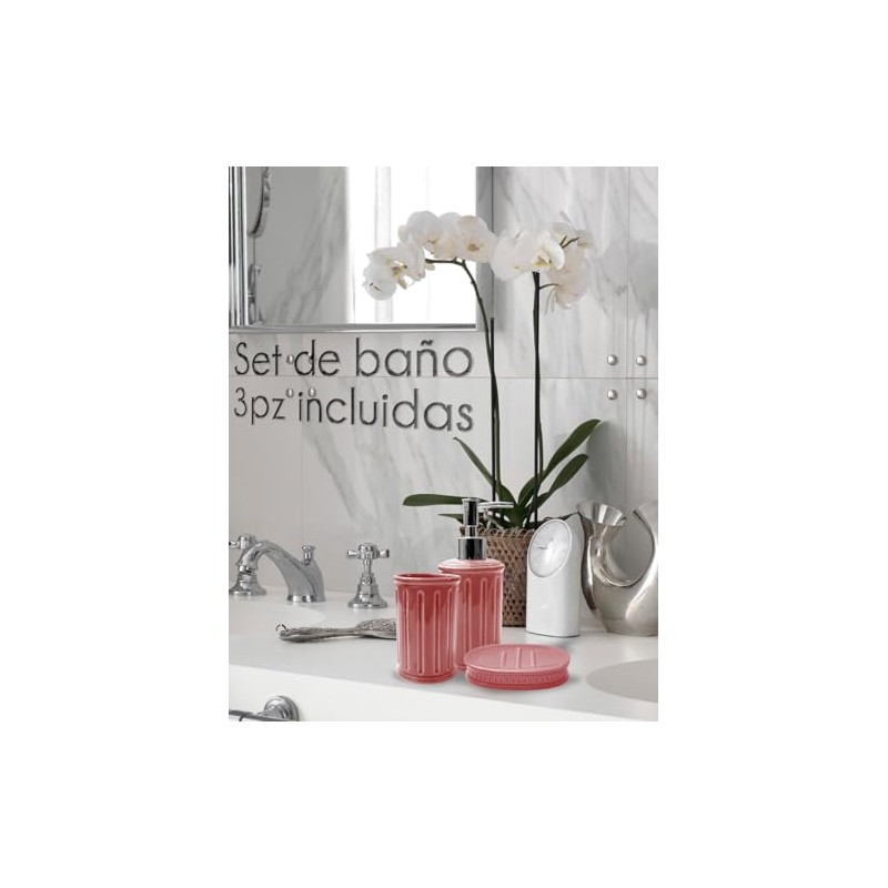 RED VELVET Set de Baño Simply Home de 3 Piezas