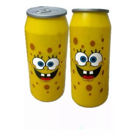Vaso 8 Vaso Bob Esponja Cilindro En Forma De Lata 1 L