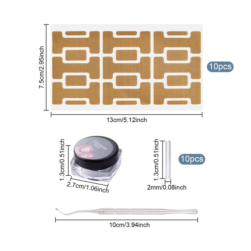 Comfortable Ingrown Toenails Set, with 90 Toenail Correction Patch &