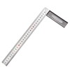 EsiFare Right Angle Ruler, Woodworking Ruler, Building Setting Rule, L-Shaped