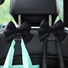 Car Seat Bow Hooks with Bowknot Design, 2Pcs Bowknot Bag