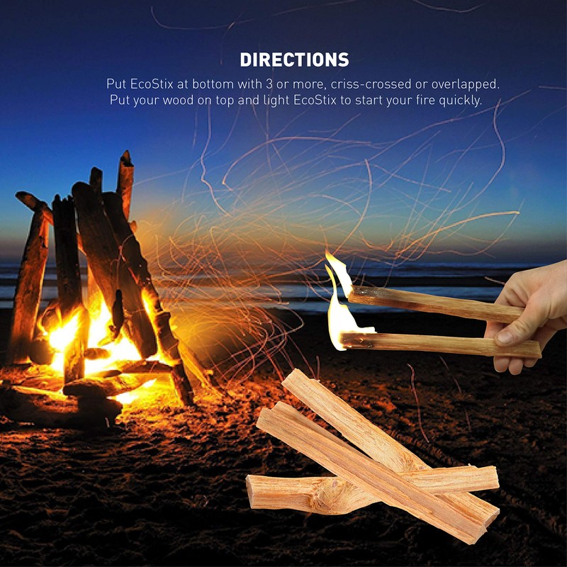 Approx. 120 Eco-Stix Fatwood Starter Kindling Firewood Sticks Wood Stoves