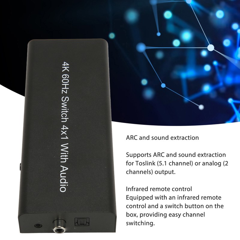 HD Multimedia Interface Switch 4K 4 in 1 4x1 HD