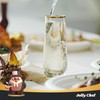 JOLLY CHEF 24 Pack Stemless Plastic Champagne Flutes Disposable 9