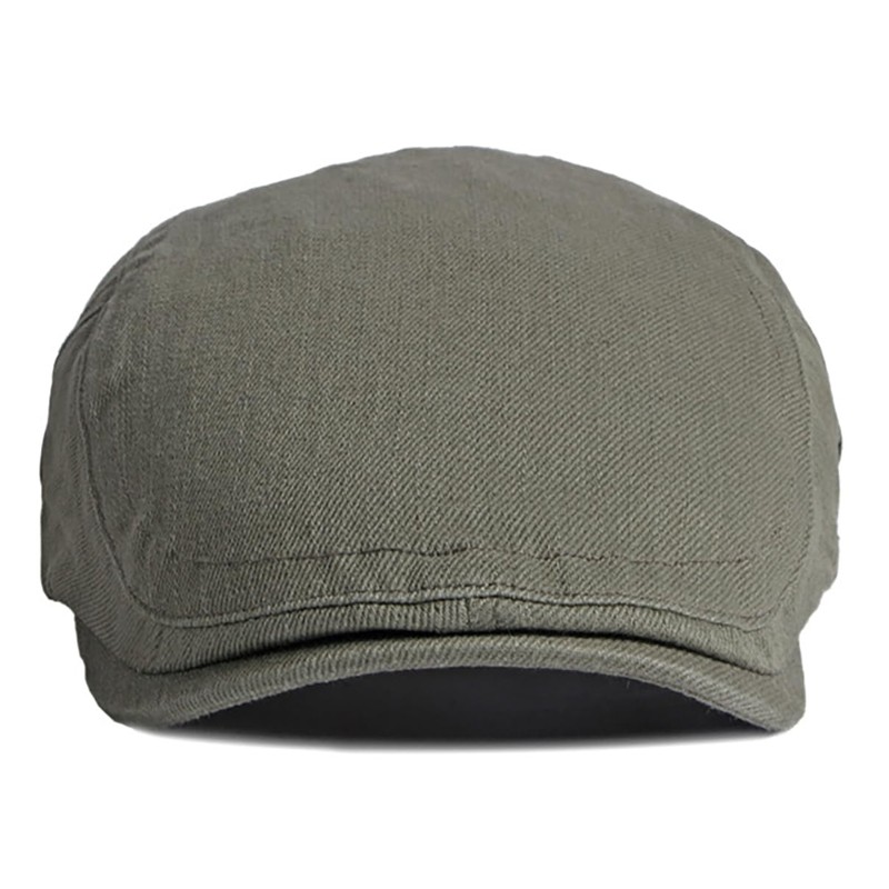 DIYDECAL Cotton Newsboy Flat Caps for Men, Womens Cabbie Driving