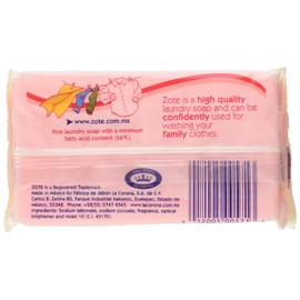Zote Pink Soap Pack of 3 Total 14.1 oz