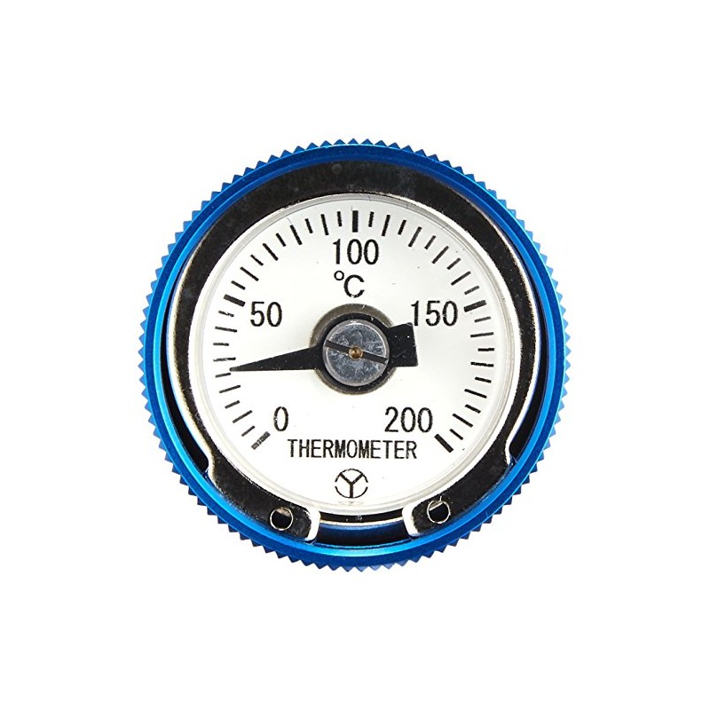 Daytona 93338 Motorcycle Oil Thermometer with Dip Stick (Blue)