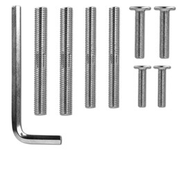 ChengFu Cat Scratching Post Replacement M10 Screws，M10 and M8 Screws for Cat Scratching Post with Allen Wrench 4PCS Threaded Bolt and 4PCS Screws, Not Include Cat Scratching Post
