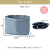 Bon Furniture Bag-In Bag, Inner Bag, Freestanding, Storage, Horizontal, Divider,