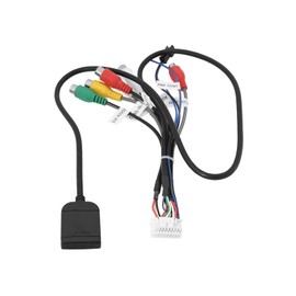 eMagTech 1 x 20 Pin Android Car Radio Cable with SIM Card Slot Adapter RCA Wiring Harness Suitable for Most Navigation Devices Multimedia GPS