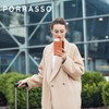 PORRASSO Passport Holder Travel Wallet RFID Blocking Card Case PU