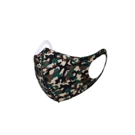 WedDecor Camouflage Face Mask Reusable Cotton Face Masks, Breathable Cloth Dust mask, Washable Mouth, Nose Shield & Face Covering Protection, Anti Smoke Pollution Bike Motorcycle Sport- Kids 2Pcs