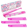 4-Pack Clear Mahjong Racks & Pushers for Game Night –