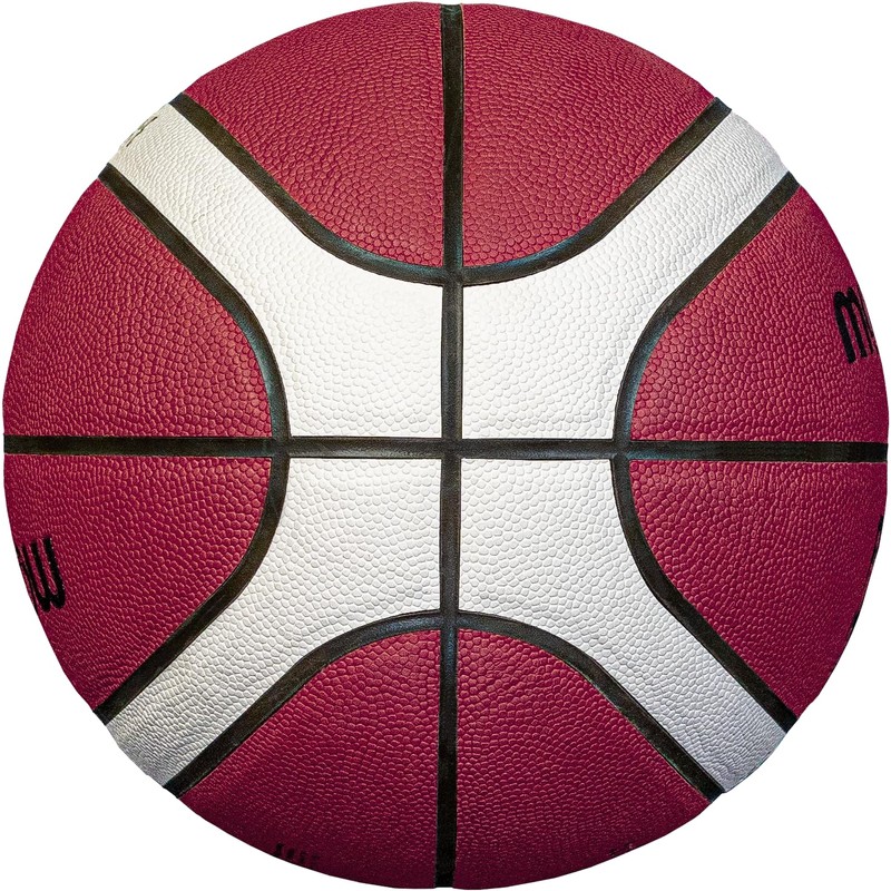 Molten Basketball B6G3850 TOP Training Ball, Synthetic Leather, 12 Squares,