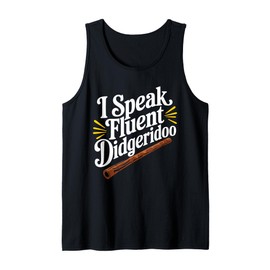 Didgeridoo Player Traditional Music Australian Culture Tank Top