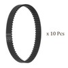 Kozelo 142-2GT-6 Rubber Timing Belt - [ 6mm Width, 142mm