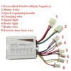 500W Motor Brushed Speed Controller &amp; Throttle Grip for Electric