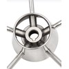 Mojiate 13.5" Boat Steering Wheel with PU Foam Cover, Stainless